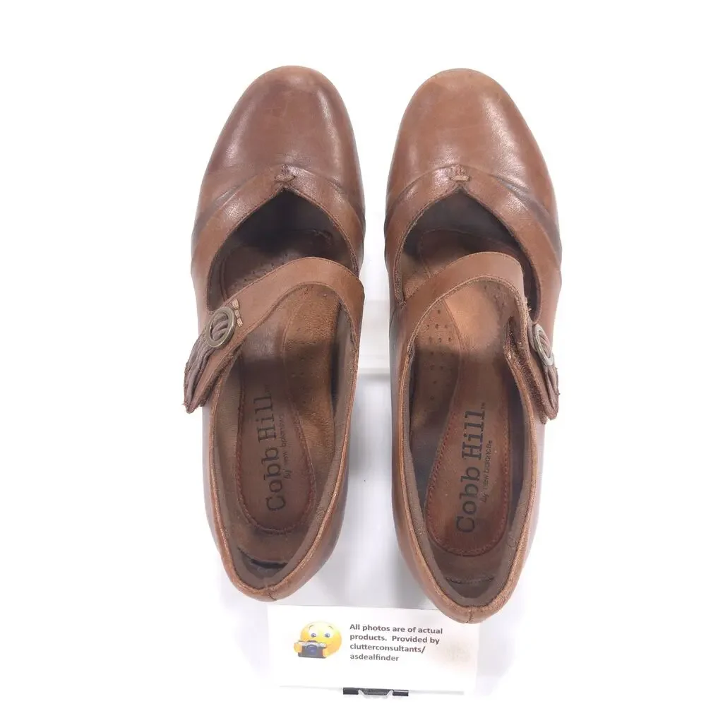 Cobb Hill By New Balance Heeled Mary Jane Shoe Womens Size 7 CAI18AL Brown